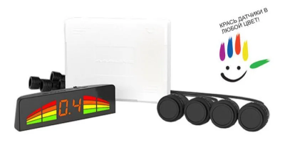 AAALINE LED-14 Inside Парктроник для переднего или заднего бампера с датчиками внутренней установки