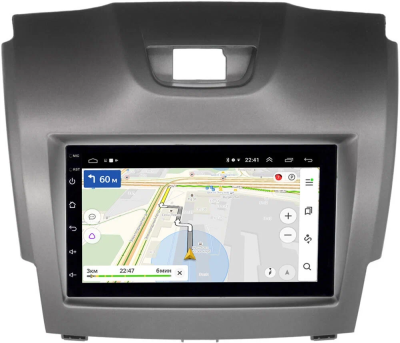 Магнитола в штатное место 2 din Isuzu D-Max 2 2012-2020 (серая) OEM на Android 10 (CarPlay, AHD, 1/32) (RK7-RP-11-293-208)