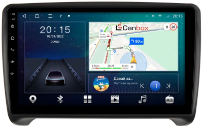Штатная магнитола Canbox L-Line 4169-9202 для Audi TT (8J) 2006-2014 на Android 10 (4G-SIM, 2/32, TS18, DSP, QLed)