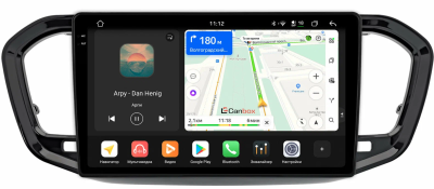 Штатная магнитола Canbox PRO-Line 2K 4256-9-1924 для Lada Vesta (NG) 2022-2025, Aura 2024-2025 (черный глянец) на Android 13 (4G-SIM, 4/64, DSP, QLed)