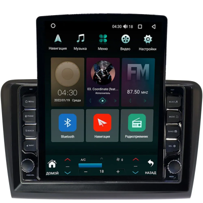 Штатная магнитола Skoda Superb 2 (B6) 2008-2015 Canbox PRO-Line 7885-1085 на Android 13 (4G-SIM, 4/64, DSP, QLed, Tesla)