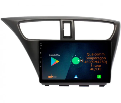 Штатная магнитола Airoc AQ-1901 для Honda Civic 9 5D, hatchback