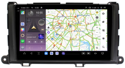 Carmedia OL-9695-PH-9009-6128-2K-TS20 штатная магнитола для Toyota Sienna 2010-2014 на Android 13 c 6GB, DSP, 4G