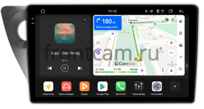 Штатная магнитола Canbox PRO-Line 2K 4254-9-HO203N для Honda Integra 4 2001-2006 на Android 13 (4G-SIM, 12/256, DSP, QLed)
