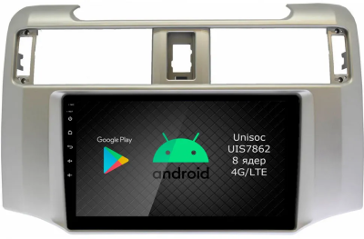 Roximo RI-1102 штатная магнитола для Toyota 4Runner 2009+ на Android 12 с 8GB, DSP, 4G