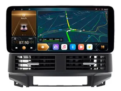Штатная магнитола Hyundai Santa Fe 2 (2005-2012) 12,3 дюйма Carmedia MKD-XD006-1051-Q на Android 12 (4G-SIM, 6/128, DSP, QLed) Mercedes Style