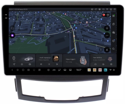 Carmedia OL-9762-MKD-9509-2K-12512-D7 штатная магнитола для SsangYong Actyon II (2010-2013) на Android 13 c 12GB, DSP, 4G