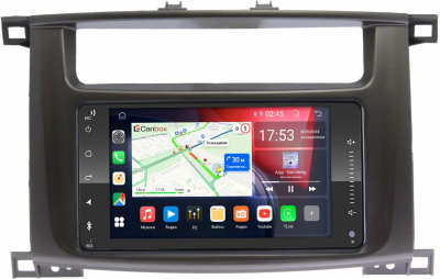 Магнитола в штатное место 2 din Toyota Land Cruiser 100 2002-2007 Canbox RS6901-RP-TYLC1XB-40 на 1.5/32 Android 10 (IPS, DSP, CarPlay)