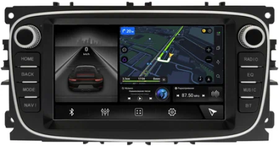 Магнитола в штатное место 2 din Ford Focus 2, C-MAX, Mondeo 4, S-MAX, Galaxy 2, Tourneo Connect 2006-2015 (черный) Canbox M-Line 9863-RP-2052-487 на Android 10 (4G-SIM, 2/32, DSP)