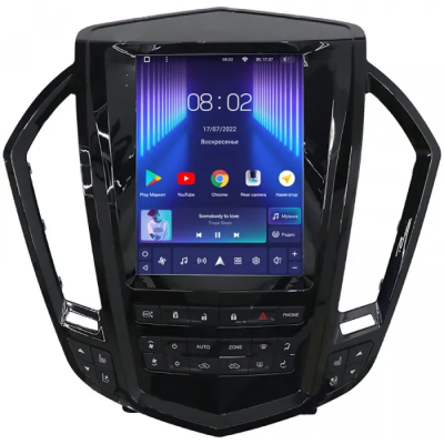 Штатное головное устройство Cadillac SRX 2 2009-2016 (черная, глянцевая) Teyes TPRO 2 DS (Tesla style) 9.7 дюймов 4/32 RM-1312-85 на Android 10 (4G-SIM, DSP, QLed)