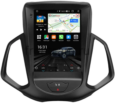 Штатное головное устройство Ford Ecosport 2014-2018 Canbox (Tesla style) 9.7 дюймов 2/32 GT096-1312-18 на Android 10 (QLed, DSP, CarPlay)