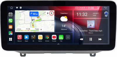 Штатная магнитола Hyundai Santa Fe 4 2018-2021 12.3 дюйма Canbox GTR1232-0420 на Android 10 (CarPlay, 4/64, DSP, QLed) Mercedes Style