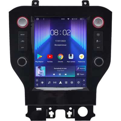 Штатное головное устройство Ford Mustang 6 2014-2023 Teyes TPRO 2 DS (Tesla style) 9.7 дюймов 4/32 RM-1312-275 на Android 10 (4G-SIM, DSP, QLed)