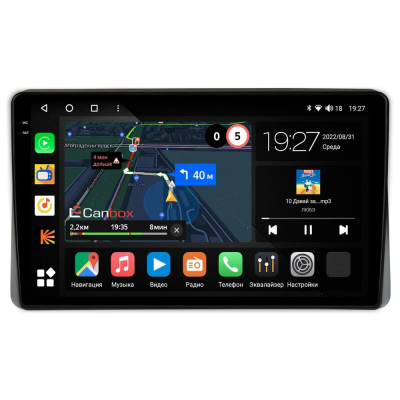 Штатная магнитола Canbox M-Line 2K 4178-10-1470 для Renault Arkana, Duster 2, Master 2019-2024 на Android 10 (4G-SIM, 4/64, DSP, QLed)