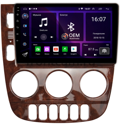 Mercedes ML-klasse (W163) 1997-2005 дерево (для авто с климат-контролем) Canbox RS9-1157 1.5/32 Android 10 (IPS, DSP, CarPlay)