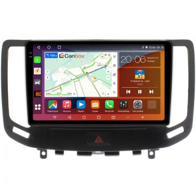 Штатная магнитола Infiniti G25, G35, G37 2006-2013 Canbox H-Line 2K 4182-9-1140 на Android 10 (4G-SIM, 4/64, DSP, QLed)