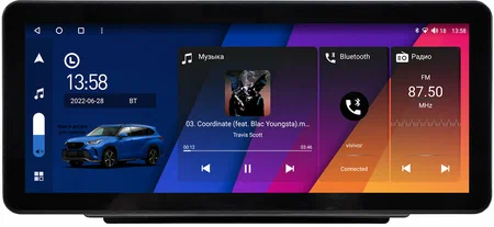 Штатная магнитола Ford Explorer 5 2010-2019 12.3 дюйма Canbox M-Line 7710-0066 на Android 10 (4G-SIM, 2/32, DSP, QLed) Audi Style