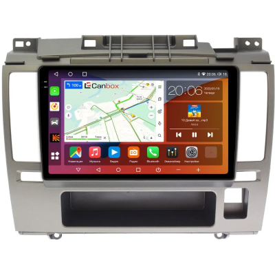 Штатная магнитола Nissan Tiida Latio 2004-2013 (серая, правый руль) Canbox Logic-i3 2K 5733-9-209 на Android 11 (4G-SIM, 6/128, DSP, 360, QLed)