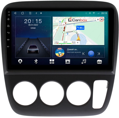 Штатная магнитола Honda CR-V 1995-2001 Canbox L-Line 4169-9167 на Android 10 (4G-SIM, 2/32, TS18, DSP, QLed)