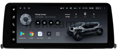 Штатная магнитола BMW 1 (F20, F21) 2011-2019 12.3 дюйма Teyes LUX ONE (Round Corner) 4/32 RM-2109 на Android 10 (4G-SIM, 4/32, DSP, QLed) Mercedes Style