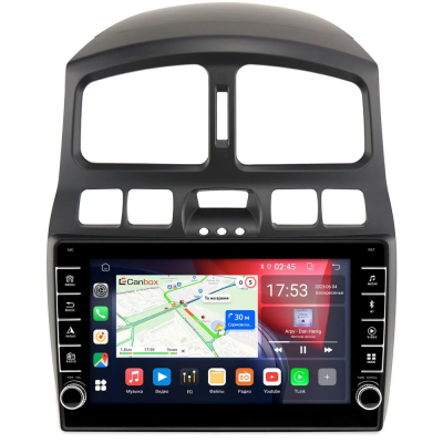 Штатная магнитола Hyundai Santa Fe 2000-2006, Santa Fe (Classic) 2007-2013 Canbox BGTR9-223 4/64 Android 10 (IPS, DSP, CarPlay)