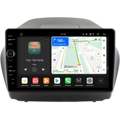 Штатная магнитола Canbox PRO-Line 7871-1043 для Hyundai ix35, Tucson 2 2009-2015 на Android 13 (4G-SIM, 6/128, DSP, QLed) (для авто без камеры)
