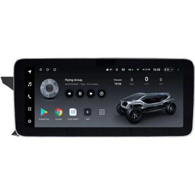 Штатная магнитола Mercedes-Benz C-klasse (w204) 2011-2015 12.3 дюйма Teyes LUX ONE 360 6/128 RM-0105 на Android 10 (4G-SIM, 6/128, DSP, QLed) Mercedes Style