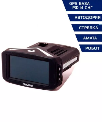 Видеорегистратор с радар-детектором PlayMe P200 TETRA