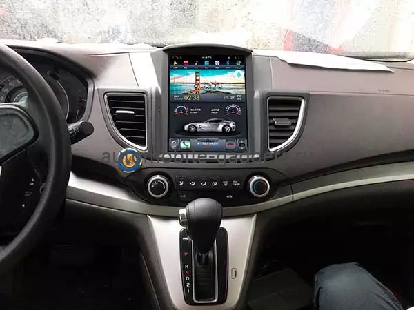 Carmedia ZF-1091-L/H-Q6 ("Тесла-стиль") штатная магнитола для Honda CR-V (2012-2016) на Android 11 с 8GB, DSP, 4G
