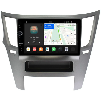 Штатная магнитола Subaru Legacy 5, Outback 4 2009-2014 (серая, левый руль) Canbox PRO-Line 7876-9051 на Android 13 (4G-SIM, 12/256, DSP, QLed)