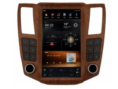 Carmedia ZF-1278W-GE ("Тесла-стиль") штатная магнитола для Lexus RX (2003-2008), Toyota Harrier (2003-2013) на Android 13 c 8GB, DSP, 4G