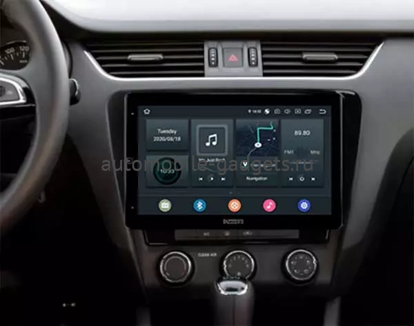 Carmedia OL-1916-2D-RL (вертикально-поворотный экран) магнитола для Skoda Octavia A7 2013+ на Android 10 с 4Гб, DSP