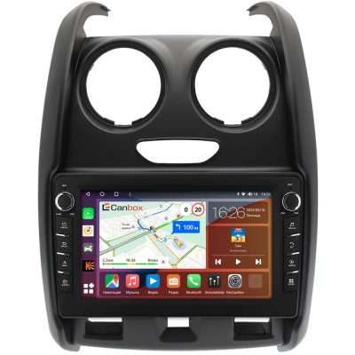 Штатная магнитола Canbox H-Line 7833-9-0284 для Lada Largus 2021-2025 (матовая) на Android 10 (4G-SIM, 4/64, DSP, IPS) С крутилками