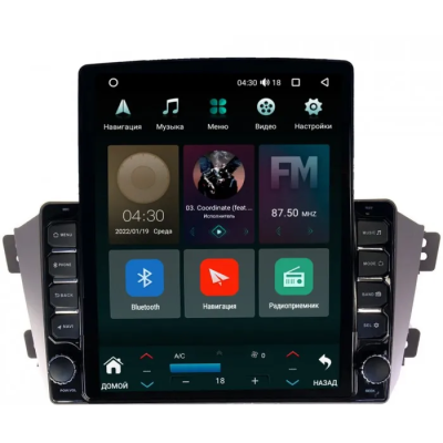 Штатная магнитола Canbox M-Line 5610-9055 для Geely Emgrand X7 2011-2019 на Android 10 (4G-SIM, 2/32, DSP, QLed, Tesla)