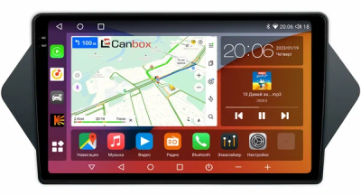 Штатная магнитола Acura MDX 2 2006-2013 Canbox H-Line 2K 4182-9-1199 на Android 10 (4G-SIM, 4/64, DSP, QLed)