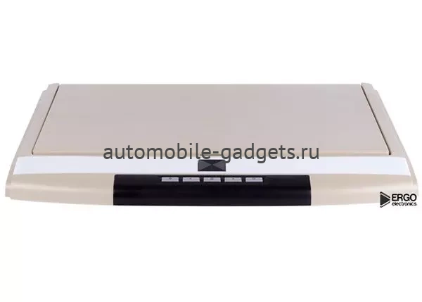Автомобильный потолочный монитор 17.3" со встроенным медиаплеером ERGO ER17S (FullHD 1920x1080) Бежевый