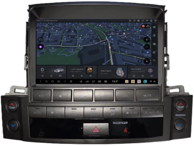 Carmedia KP-L9001FW-MKD-9509-2K-12512-D7 Штатная магнитола для Lexus LX 570 2007-2015 на Android 13 c 12GB, DSP, 4G