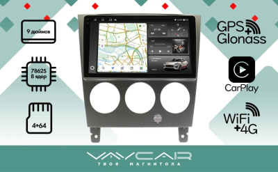 Магнитола Vaycar 09VO4_2HD для SUBARU Impreza 2003-2006 (Андроид, 4+64Гб, 2HD)