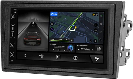 Магнитола в штатное место 2 din Opel Astra G (1998-2009) (черная, без ребра) Canbox M-Line 5511-RP-11-791-383 на Android 10 (4G-SIM, 2/32, DSP, IPS)