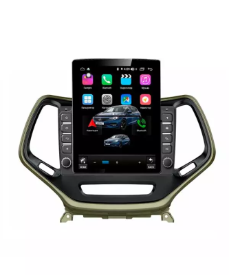 Carmedia OL-1253-12-D ("Тесла-стиль") магнитола для Jeep Cherokee 2013+ на Android 10 с 4Гб  и DSP
