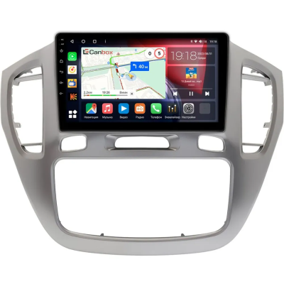 Штатная магнитола Toyota Highlander (U20), Kluger (XU20) 2000-2007 (серебро) Canbox EVO 5810-9-614 на Android 14 (4G-SIM, 4/64, DSP, QLed, AI, 360)