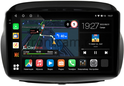 Штатная магнитола Honda Edix, FR-V 2004-2009 Canbox M-Line 2K 4178-10-0211 на Android 10 (4G-SIM, 4/64, DSP, QLed)