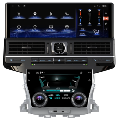 Carmedia ZH-T1604X Штатный монитор 16,3" для Toyota LC 200 (2015-2021) на Android 12, 8GB, DSP, 4G