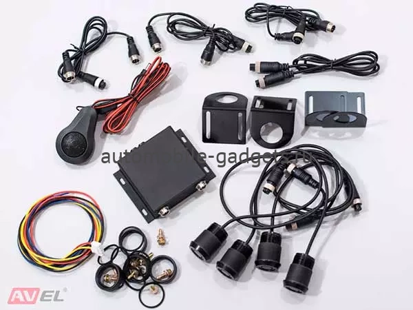 Видеопарктроник с четырьмя датчиками PS-06V для грузового транспорта