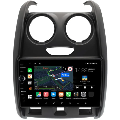 Штатная магнитола Canbox M-Line 7841-9-0284 для Lada Largus 2021-2025 (матовая) на Android 10 (4G-SIM, 4/64, DSP, QLed)
