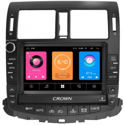 Штатная магнитола Toyota Crown (S200) 2008-2012 (Для авто c монитором и DVD) OEM RK9-5377 на Android 10 (CarPlay, AHD, 1/32)