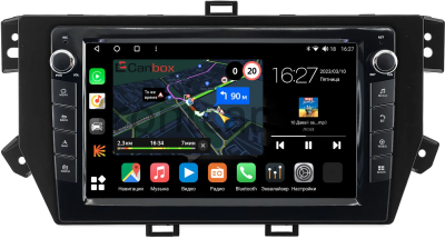 Штатная магнитола Roewe RX8 2018-2023 Canbox M-Line 7825-10-0384 на Android 10 (4G-SIM, 2/32, DSP, QLed) С крутилками