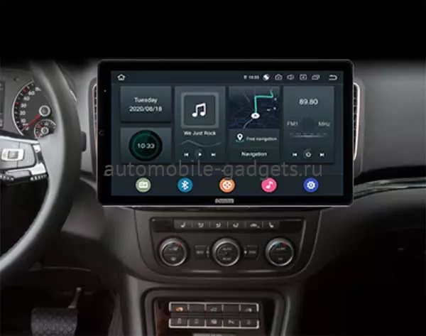 Carmedia OL-9915-2D-RLX (вертикально-поворотный экран) магнитола для Volkswagen Sharan 2010-2018 на Android 10 с 4Гб, DSP