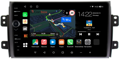 Штатная магнитола Suzuki SX4 2006-2014 Canbox M-Line 7840-9035 на Android 10 (4G-SIM, 2/32, DSP, QLed)