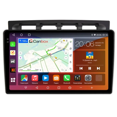 Штатная магнитола Kia Picanto 2004-2007 Canbox H-Line 2K 4182-9-1122 на Android 10 (4G-SIM, 4/64, DSP, QLed)
